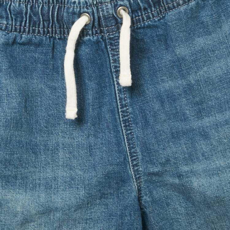 Pre Owned Polo Ralph Lauren Kids Blue Denim Shorts 14Yrs