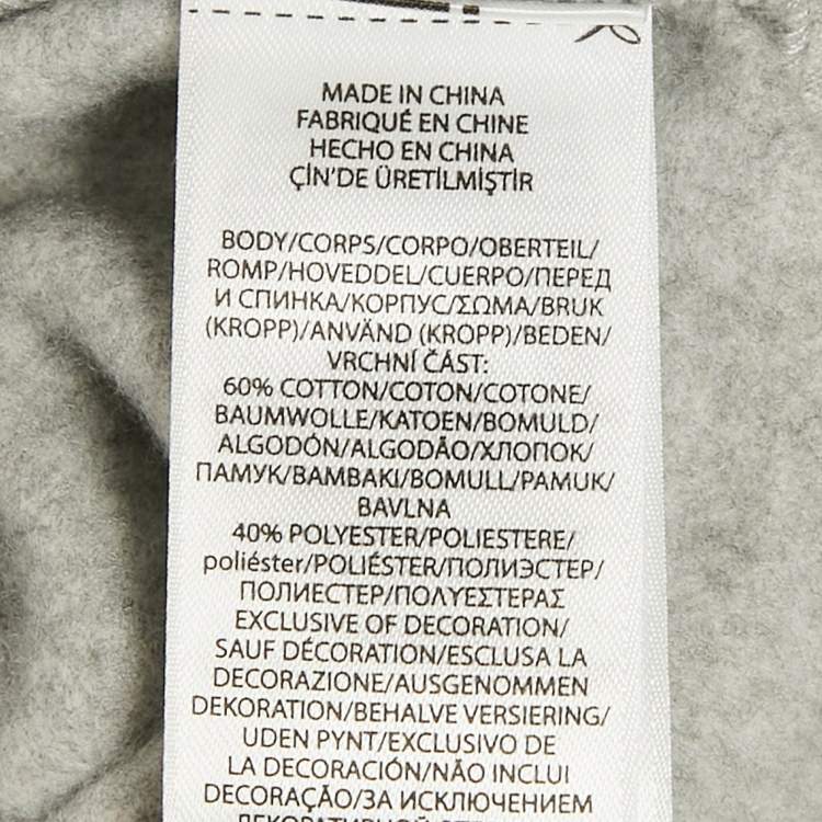 Pre Owned Polo Ralph Lauren Kids Grey Cotton Joggers M/8-10Yrs