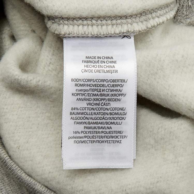 Pre Owned Polo Ralph Lauren Kids Cotton Knit Logo Patch Sweatshirt 8Yrs 