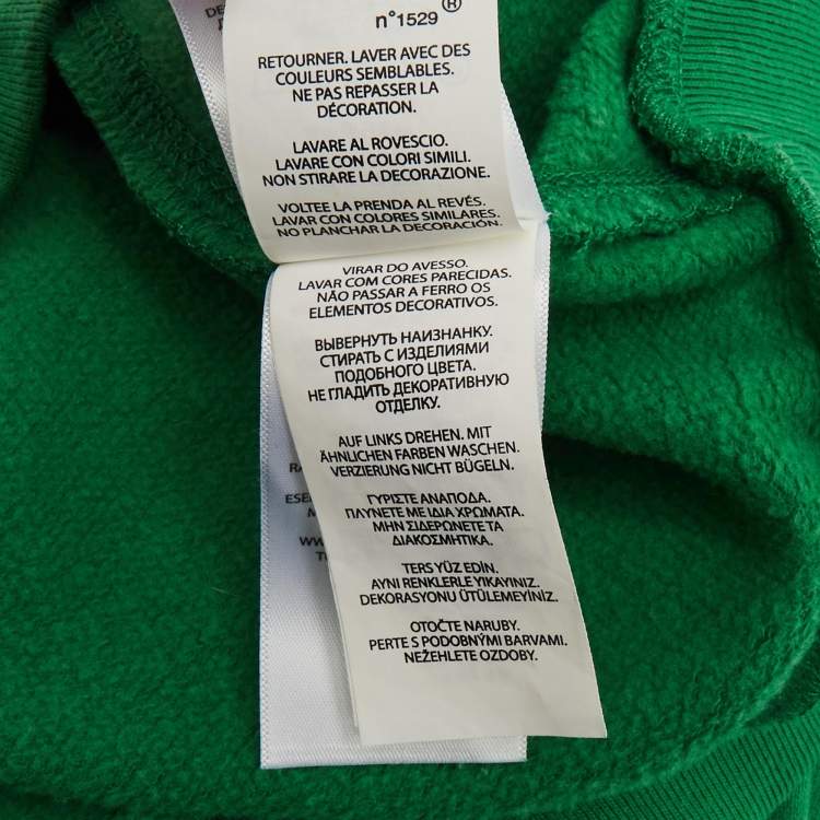 Pre Owned Polo Ralph Lauren Kids Green Logo Embroidered Cotton Blend Hoodie 8-10 Yrs 