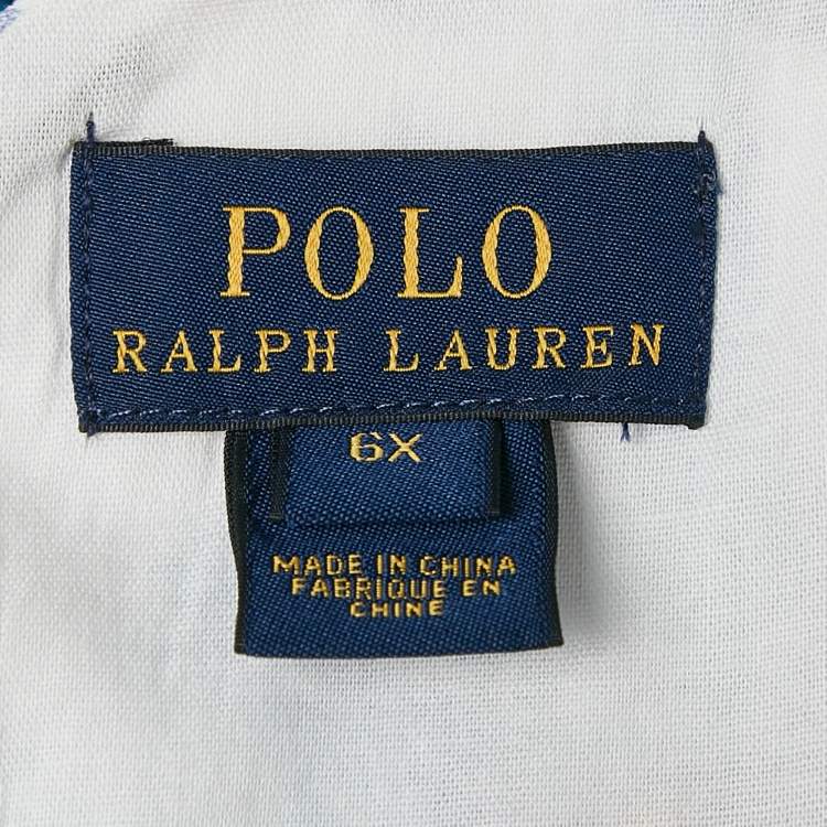 Pre Owned Polo Ralph Lauren Kids Multicolor Floral Print Cotton Dress 6 Yrs 