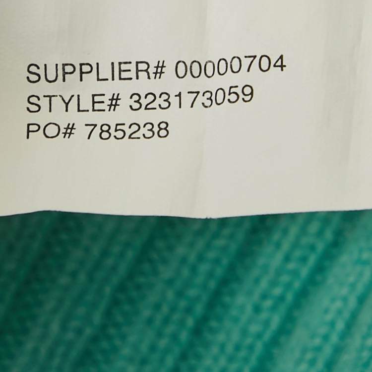 Pre Owned Polo Ralph Lauren Kids Mint Green Cable Knit Sweater 10-12 Yrs 