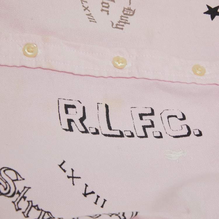 Pre Owned Polo Ralph Lauren Kids Pink Printed Cotton Dress 5Yrs