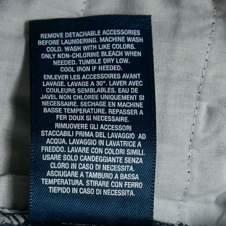 مملوكة مسبقًا Ralph Lauren Kids Navy Blue Gabardine Trousers 12-14 Yrs