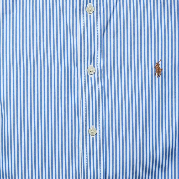 Pre Owned Ralph Lauren Kids Blue Check Cotton Long Sleeve Shirt 14/16 Yrs