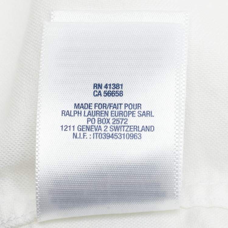 Pre Owned Ralph Lauren Kids White Cotton Shirt 12 Yrs