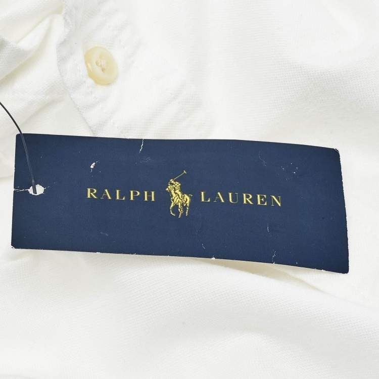 Pre Owned Ralph Lauren Kids White Cotton Shirt 12 Yrs
