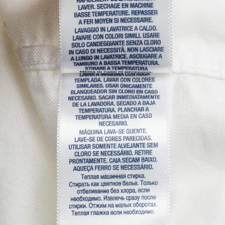 Pre Owned Ralph Lauren Kids White Cotton Shirt 12 Yrs