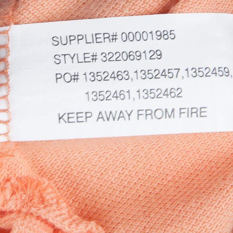 Pre Owned Polo By Ralph Lauren Orange Polo T-Shirt 6 Yrs