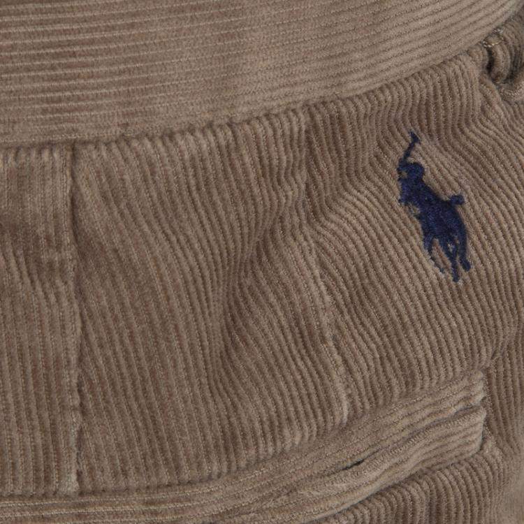 Pre Owned Polo By Ralph Lauren Brown Corduroy Trousers 6 Yrs