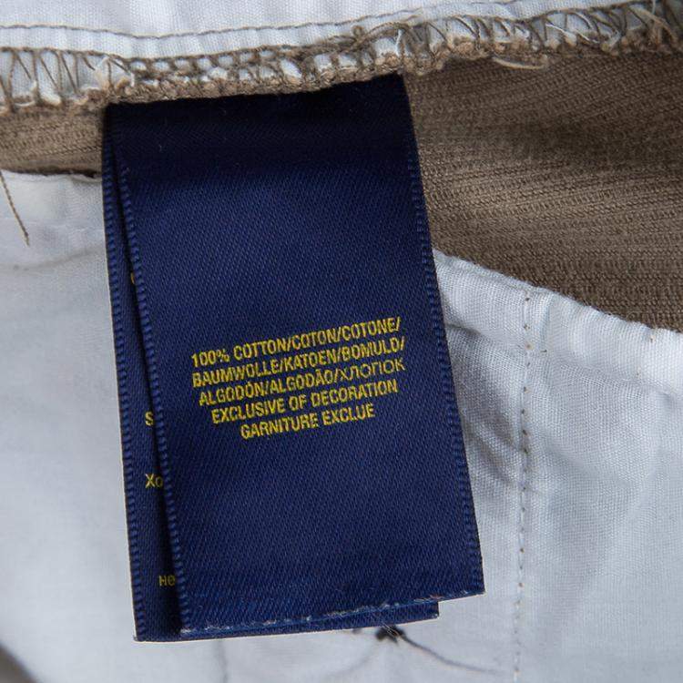 Pre Owned Polo By Ralph Lauren Brown Corduroy Trousers 6 Yrs