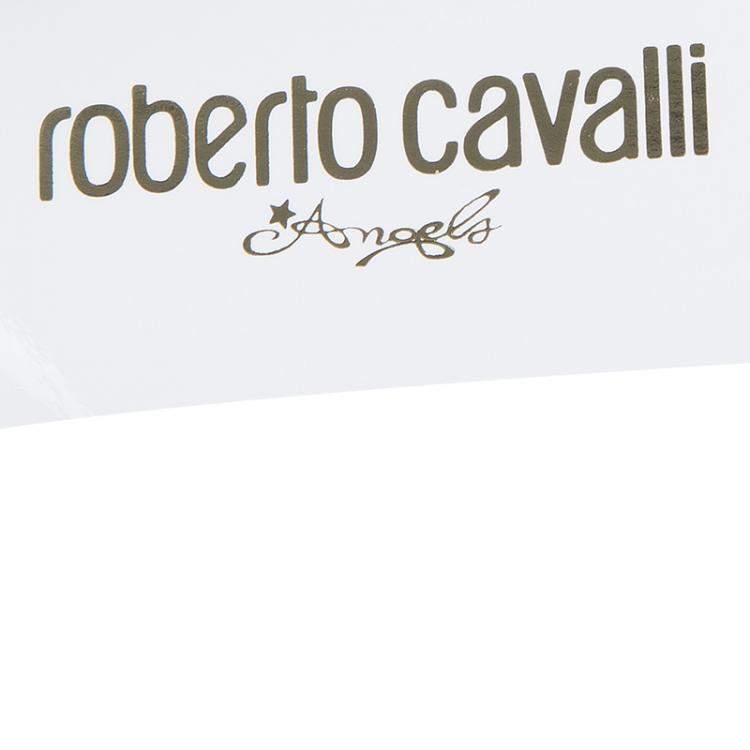 مملوكة مسبقًا Roberto Cavalli Angels White Sequin Embellished Pleated Dress 10 Yrs 