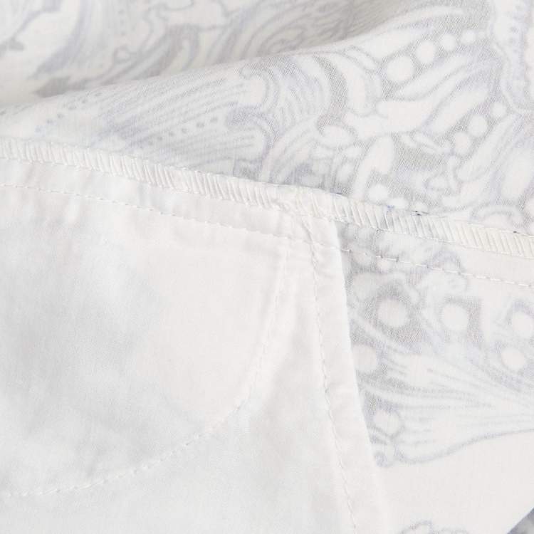 Pre Owned Roberto Cavalli Kids White Printed Cotton Short 10-12 Yrs 