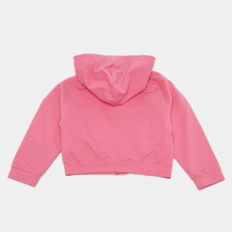 Pre Owned Roberto Cavalli Kids Pink Cotton Zip-Up Jacket 3Yrs