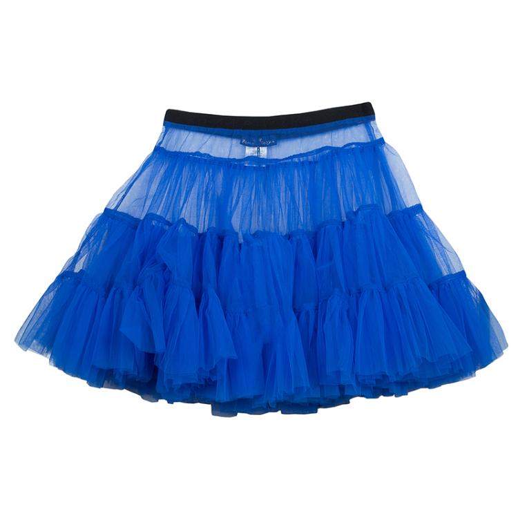 Pre Owned Roma e Tosca Azure Blue Tutu Underskirt 8 Yrs 