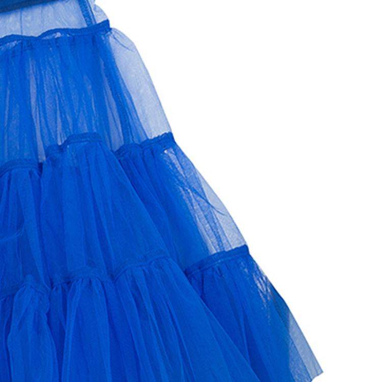 Pre Owned Roma e Tosca Azure Blue Tutu Underskirt 8 Yrs 