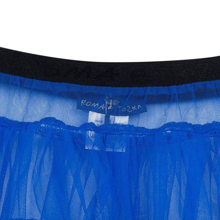 Pre Owned Roma e Tosca Azure Blue Tutu Underskirt 10 Yrs 