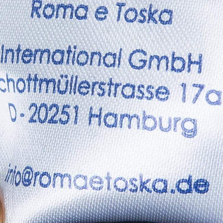 Pre Owned Roma e Tosca Navy Blue Sequin Embellished Skirt 12 Yrs 