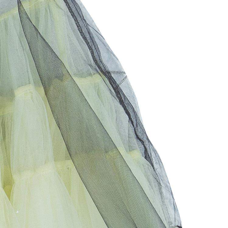 Pre Owned Roma e Tosca Yellow Tulle Overlay Skirt 14 Yrs 