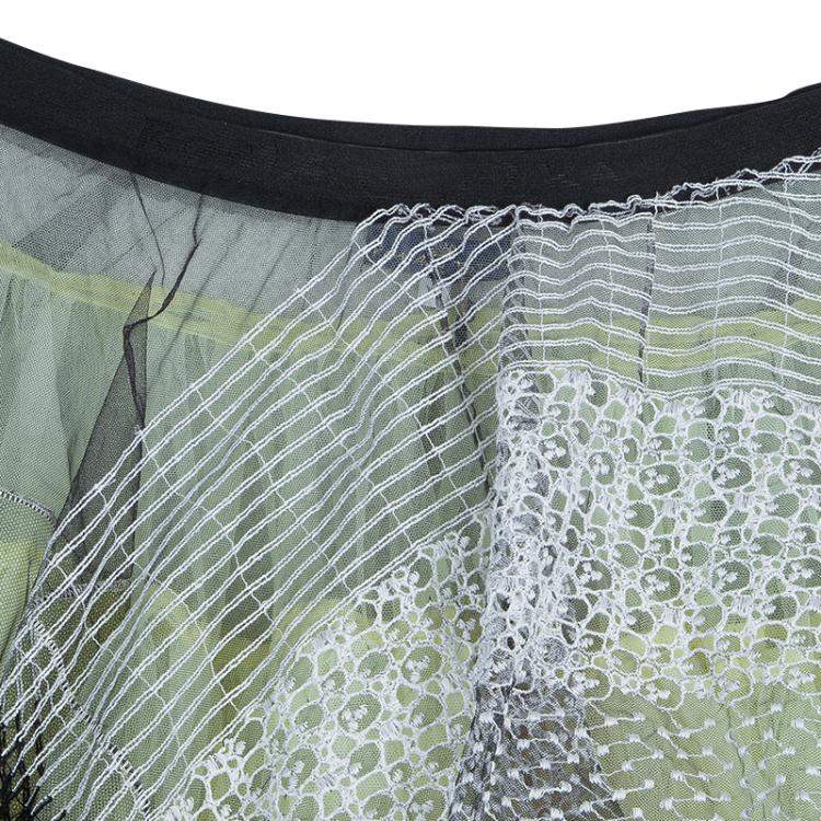 Pre Owned Roma e Tosca Yellow Tulle Overlay Skirt 14 Yrs 