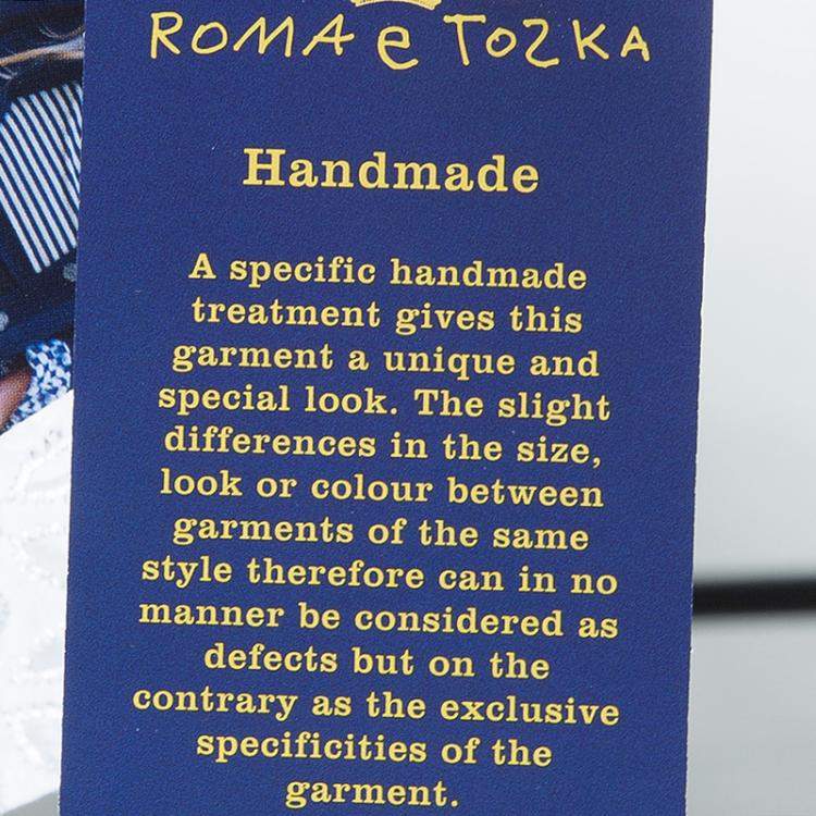 Pre Owned Roma e Tosca White Eyelet Embroidered Sleeveless Dress 10 Yrs 