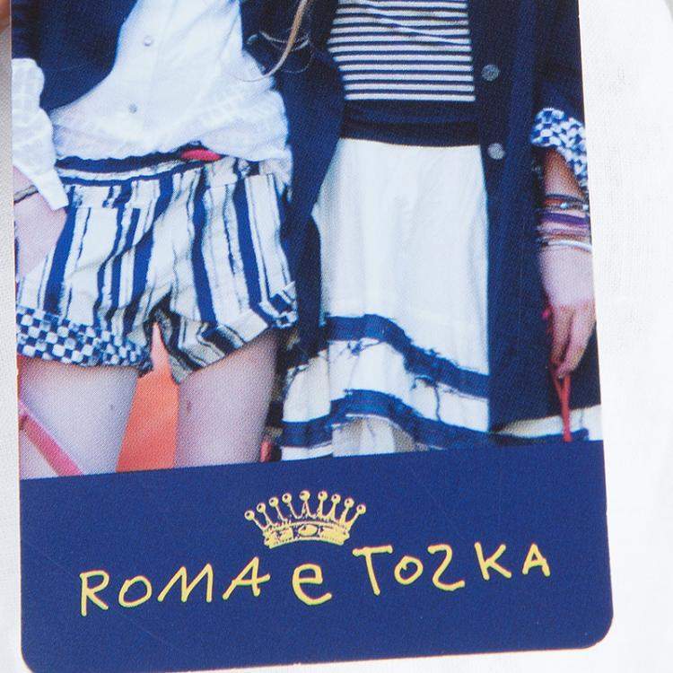 Pre Owned Roma e Tosca White Embroidered Sleeveless Dress 12 Yrs