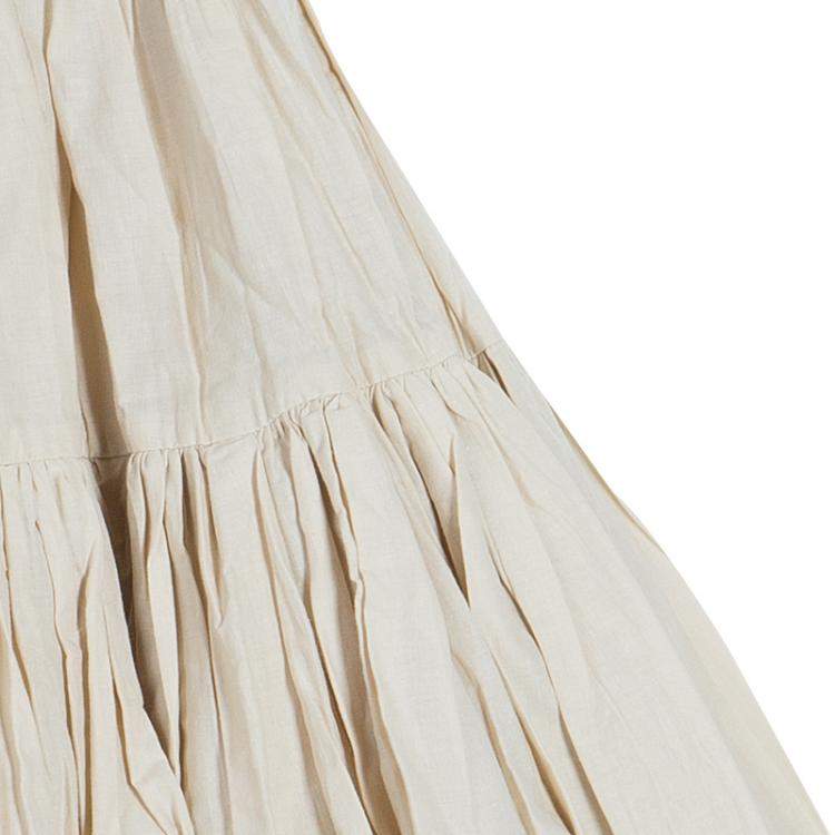 Pre Owned Roma e Tosca Beige Cotton Skirt 12 Yrs