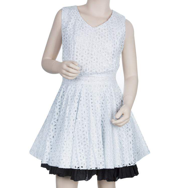 Pre Owned Roma e Tosca Black Cotton Skirt 14 Yrs