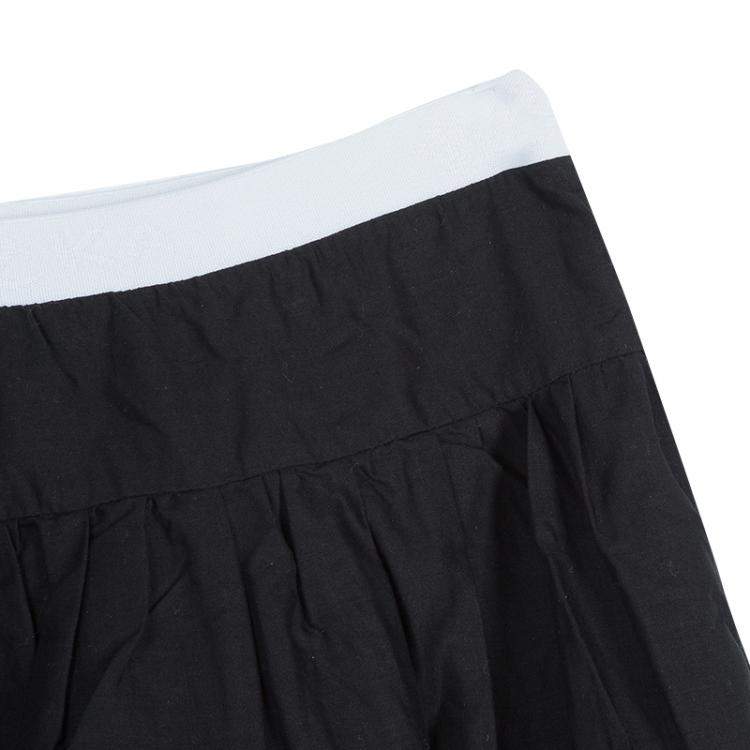 Pre Owned Roma e Tosca Black Cotton Skirt 14 Yrs