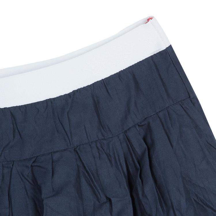 Pre Owned Roma e Tosca Navy Blue Cotton Skirt 10 Yrs