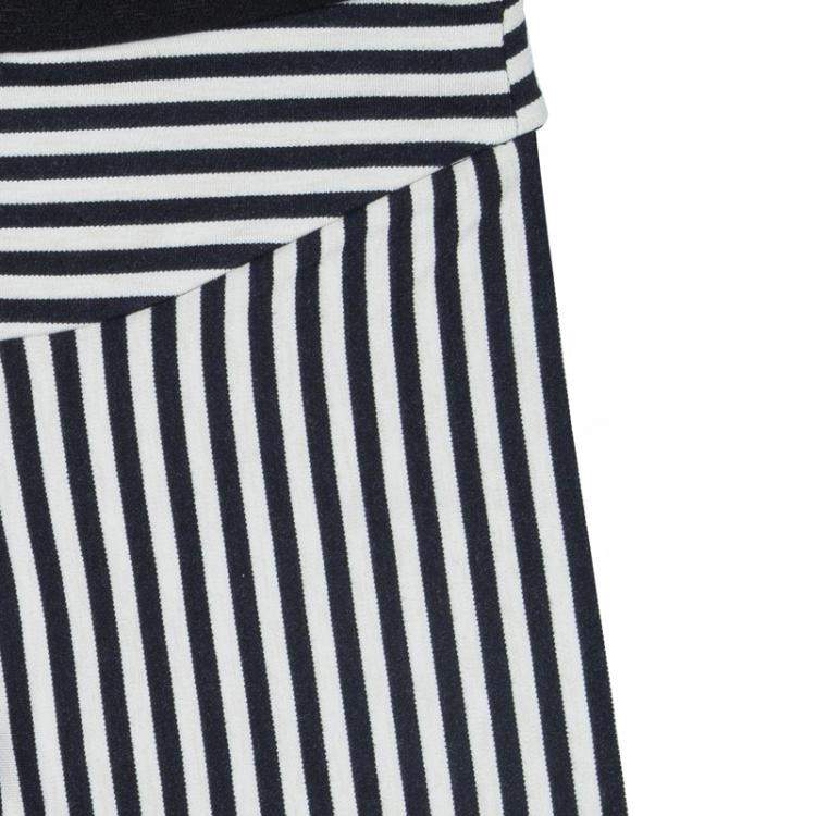 Pre Owned Roma e Tosca Monochrome Striped Capri Leggings 8 Yrs