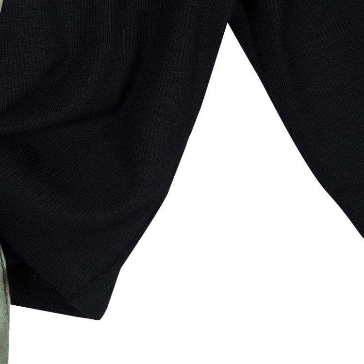 Pre Owned Roma e Tosca Black Silk Trim Bolero Top 12 Yrs 