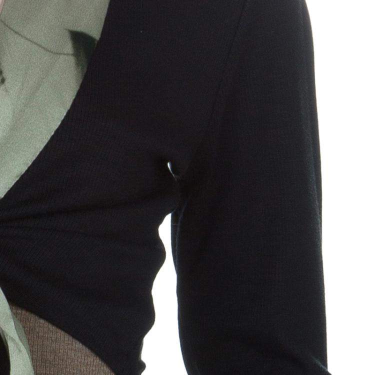 Pre Owned Roma e Tosca Black Silk Trim Bolero Top 12 Yrs 