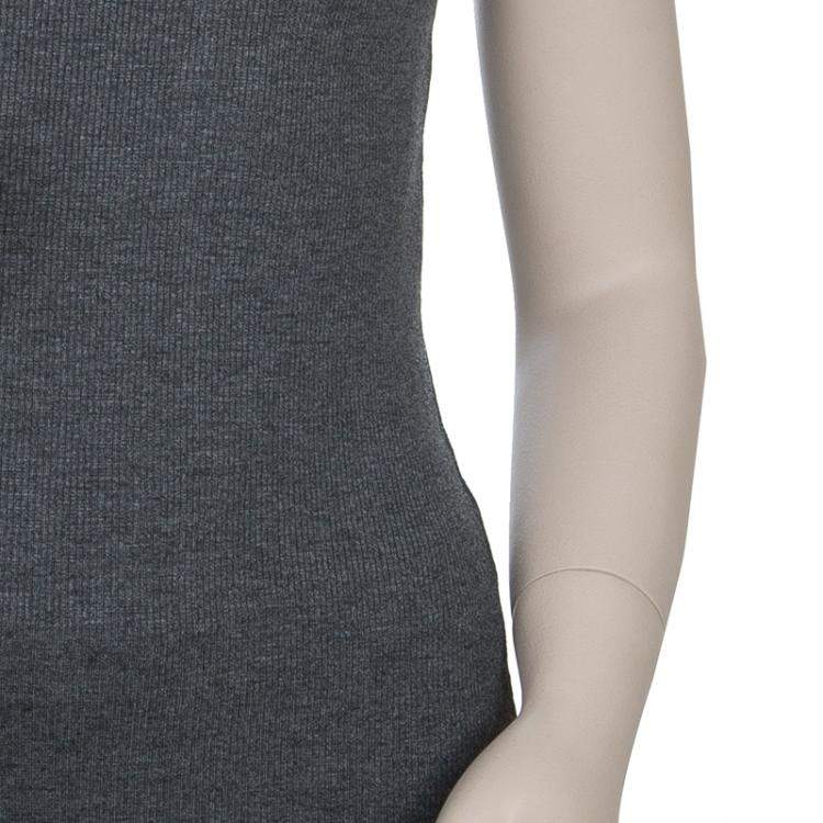 Pre Owned Roma e Tosca Grey Melange Sleeveless Tank Top 10 Yrs