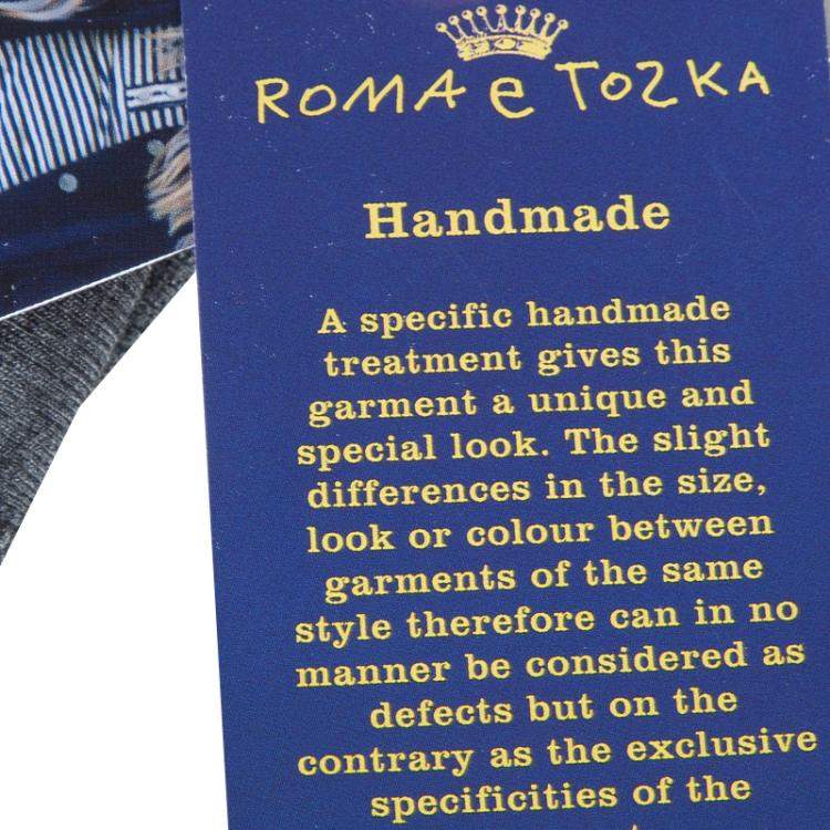 Pre Owned Roma e Tosca Grey Melange Sleeveless Tank Top 10 Yrs