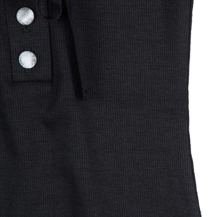 Pre Owned Roma e Tosca Black Lace Trim Tshirt 8 Yrs 