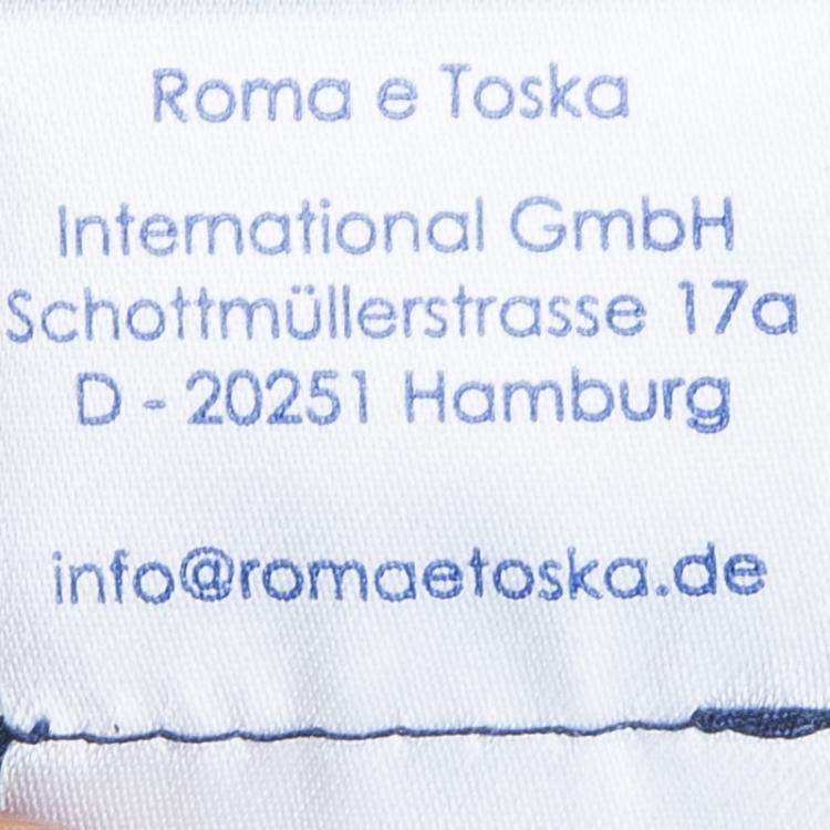 Pre Owned Roma e Tosca White Lace Trim Tshirt 6 Yrs 