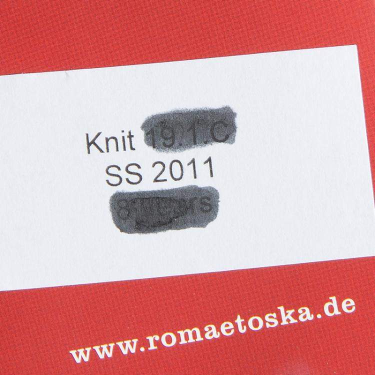 Pre Owned Roma e Tosca Beige Silk Trim Merino Wool Cardigan 12 Yrs 