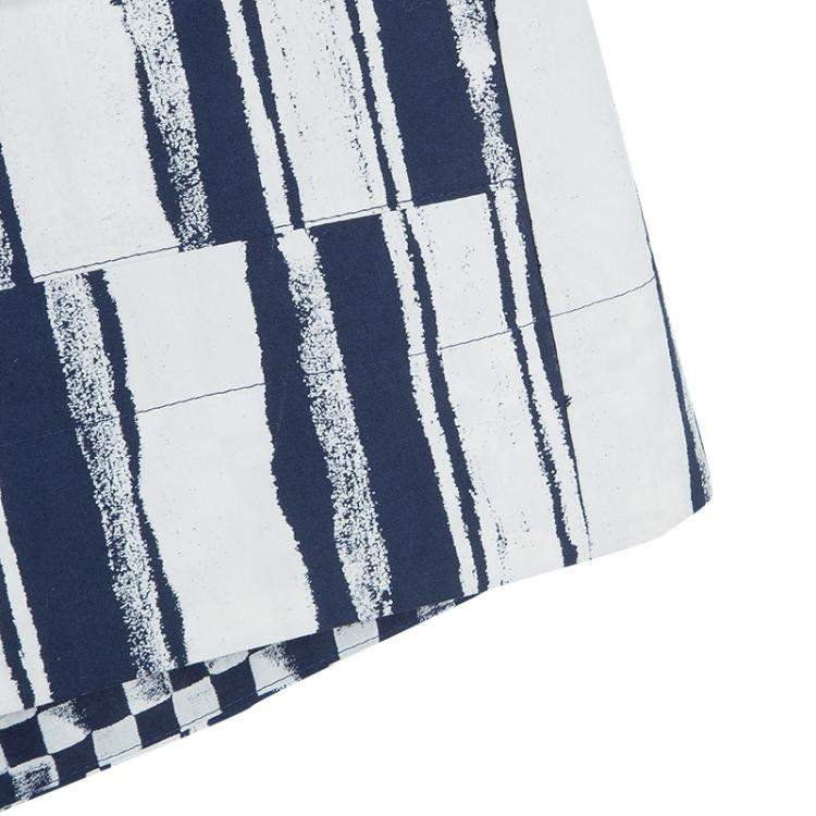 Pre Owned Roma e Tosca Blue & White Striped Adjustable Shorts 14 Yrs 