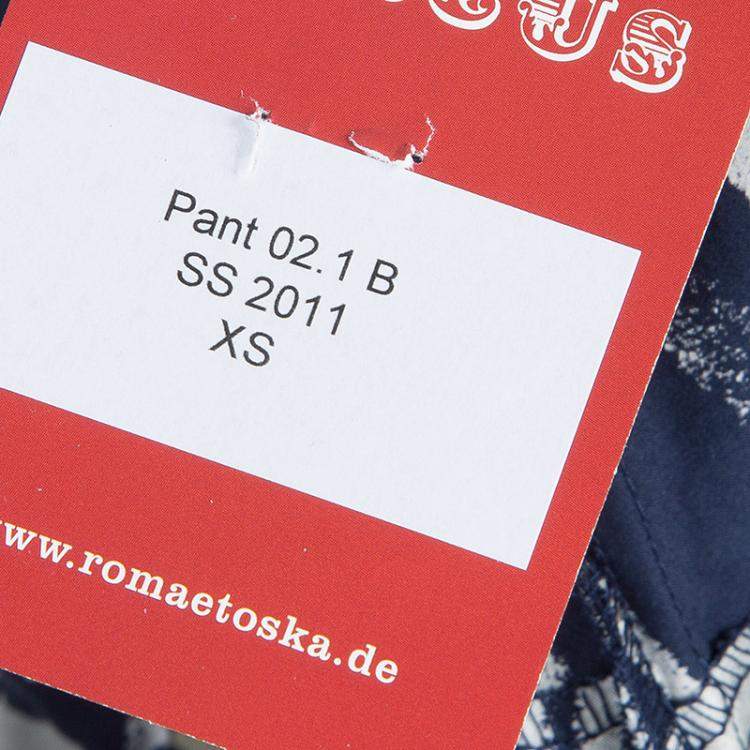 Pre Owned Roma e Tosca Blue & White Striped Adjustable Shorts 14 Yrs 