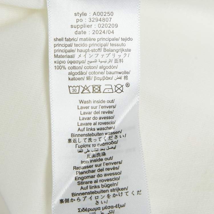 Pre Owned Sonia Rykiel Kids White Printed Jersey T-Shirt 12 Yrs 