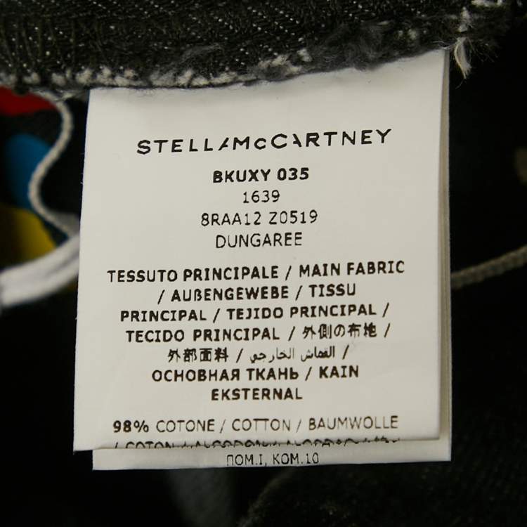 Pre Owned Stella McCartney Kids Black Denim Jumpsuit 3 Yrs