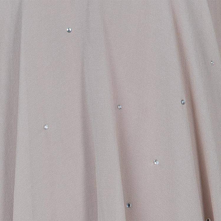 Pre Owned Stella McCartney Kids Beige Crystal Studded Dress 5 Yrs