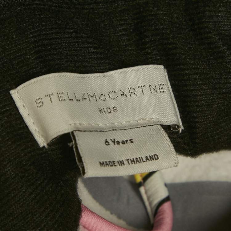 Pre Owned Stella McCartney Kids Pink Lightning Bolt Print Synthetic Ski Trousers 6 Yrs