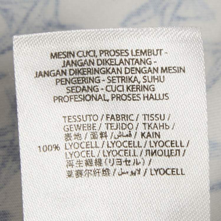 Pre Owned Stella McCartney Kids White Star Print Lyocell Ruffled Cuff Dress 14Yrs 