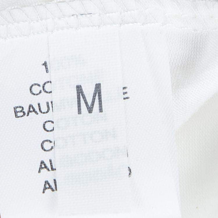 Pre Owned VDP White Swarovski Embellished Printed Tshirt 12 Yrs 