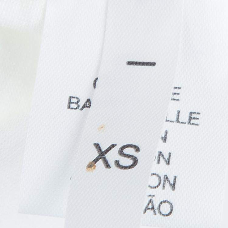 Pre Owned VDP White Swarovski Embellished Printed Tshirt 4 Yrs