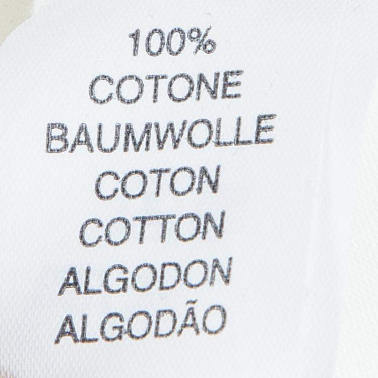 Pre Owned VDP White Swarovski Embellished Printed Tshirt 4 Yrs