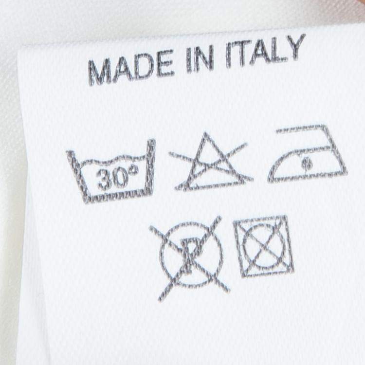 Pre Owned VDP White Swarovski Embellished Printed Tshirt 4 Yrs