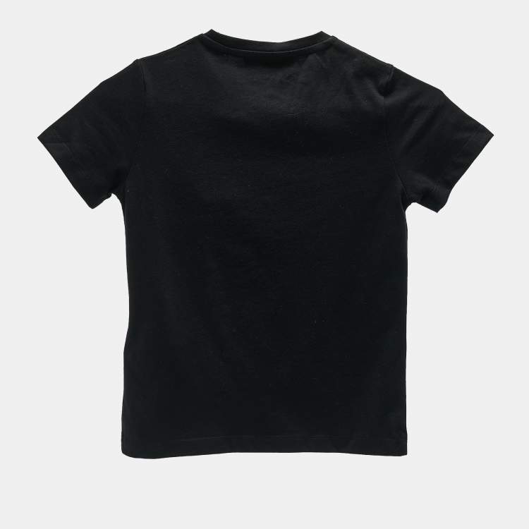 Pre Owned Versace Kids Black Medusa Print Jersey T-Shirt 5 Yrs 